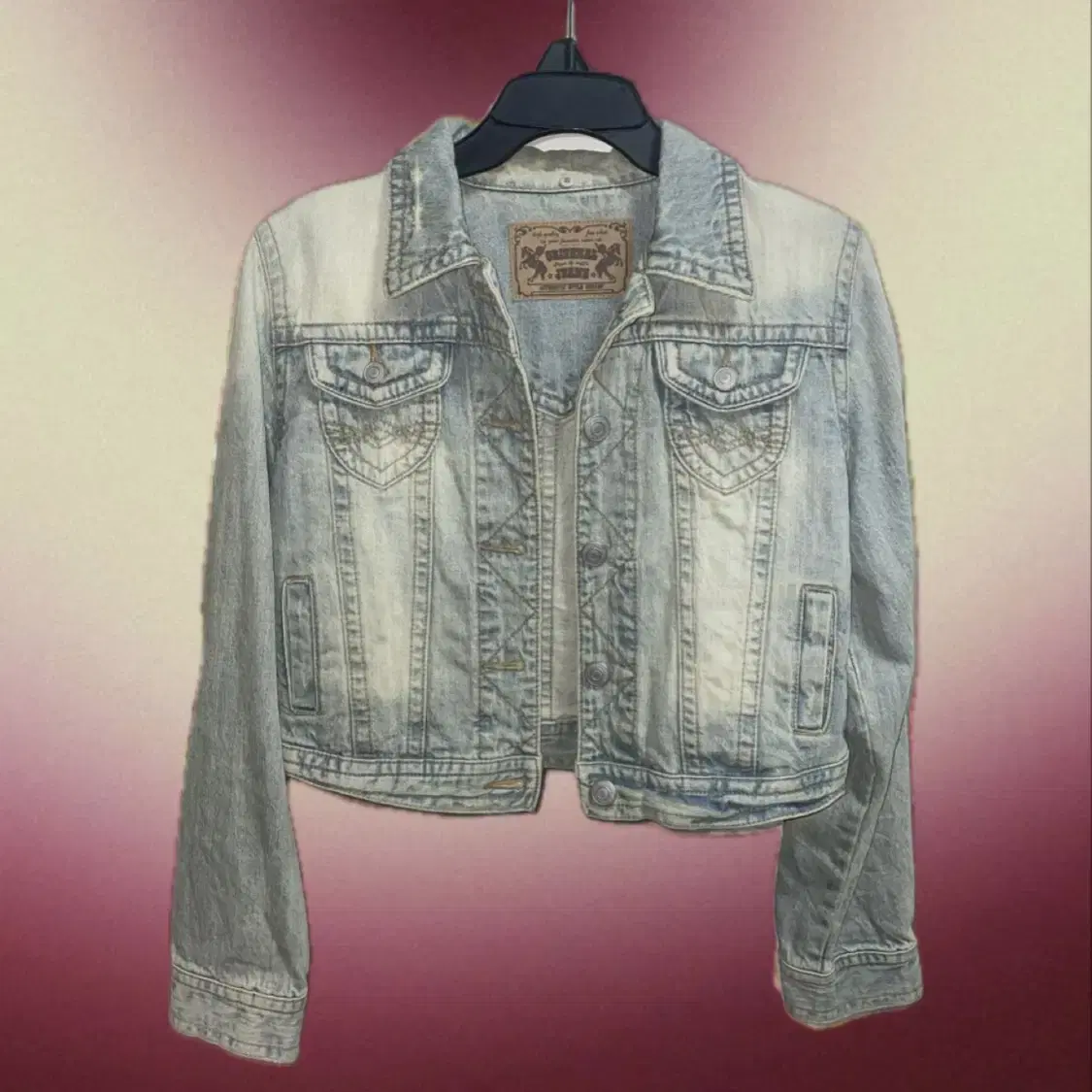 Washing denim jacket